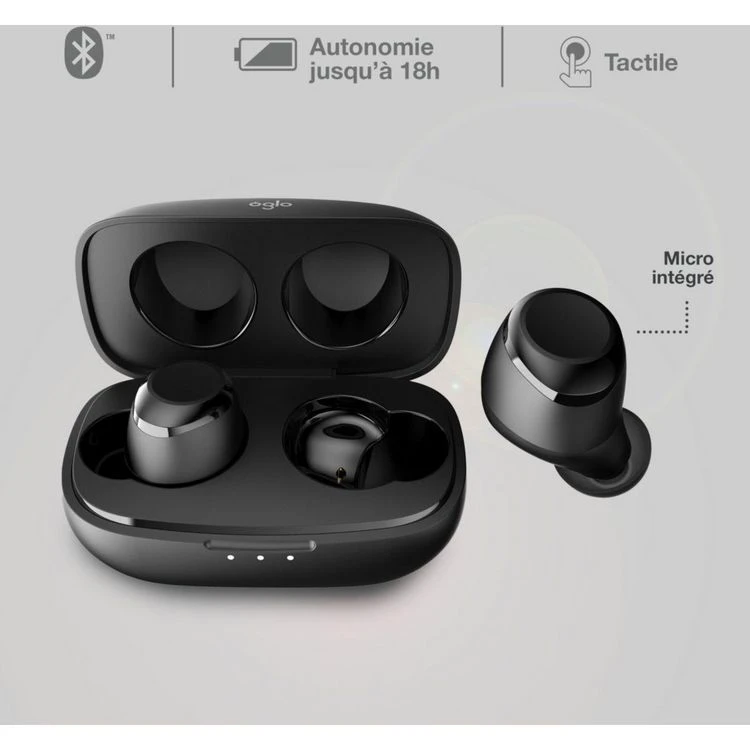 OGLO# Ecouteurs Muz TWS 2 Noir 6 OGLO# Ecouteurs Muz TWS 2 Noir – Image 4