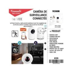 Be Mix Caméra De Surveillance Connectée -Casques Et Haut-Parleurs B2CD 1224