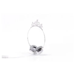 QILIVE Casque Audio Enfant Couronne - Argent - 141837 Q.1976