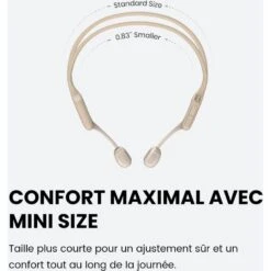 SHOKZ Casque OpenRun Pro Mini Beige 9 SHOKZ Casque OpenRun Pro Mini Beige -Casques Et Haut-Parleurs B2CD 1277