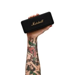 MARSHALL Enceinte Portable Emberton BT Black & Brass -Casques Et Haut-Parleurs B2CD 136