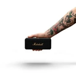 MARSHALL Enceinte Portable Emberton BT Black & Brass -Casques Et Haut-Parleurs B2CD 137