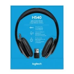 LOGITECH Casque H540 Filaire, Ecouteurs Stéréo Anti-Parasites, USB, Pour PC/Mac 12 LOGITECH Casque H540 Filaire, Ecouteurs Stéréo Anti-Parasites, USB, Pour PC/Mac -Casques Et Haut-Parleurs B2CD 1402