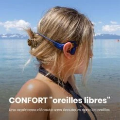 SHOKZ Casque OpenRun Bleu -Casques Et Haut-Parleurs B2CD 1463