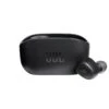 JBL Ecouteurs Bluetooth Vibe 100 -Noir - Son JBL Deep Bass - Confort Absolu - Contrôles Sur Oreillettes - Autonomie 20h