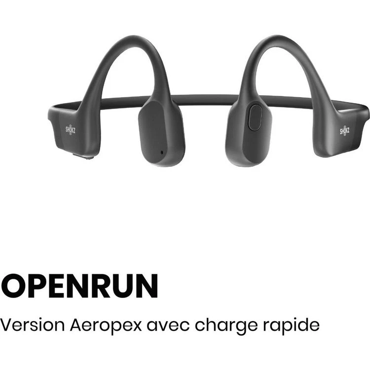 SHOKZ Casque OpenRun Noir 4 SHOKZ Casque OpenRun Noir – Image 2