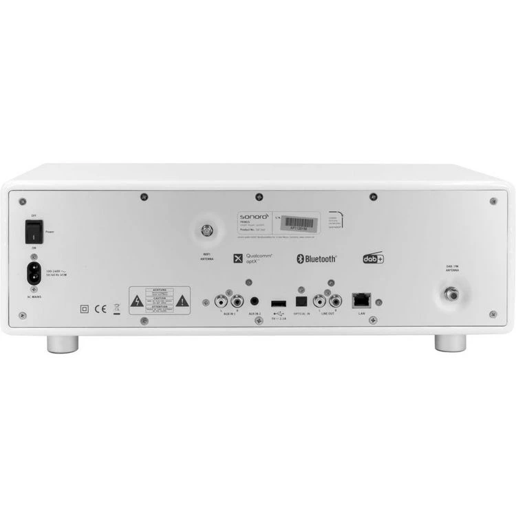 SONORO Chaîne HiFi PRIMUS Blanc (brillant) 4 SONORO Chaîne HiFi PRIMUS Blanc (brillant) – Image 2