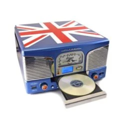 Inovalley Chaîne Hifi Rétro Platine Vinyle Multifonction UK 10 Inovalley Chaîne Hifi Rétro Platine Vinyle Multifonction UK -Casques Et Haut-Parleurs B2CD 1764