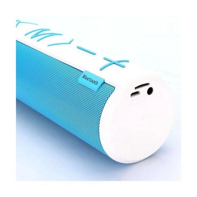 Amahousse Enceinte Bluetooth 3.0 Design Booster Bleue Et Blanche 5 Amahousse Enceinte Bluetooth 3.0 Design Booster Bleue Et Blanche – Image 3