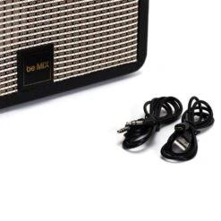 Paris Prix Enceinte Sans Fil Vintage 28cm Noir -Casques Et Haut-Parleurs B2CD 303