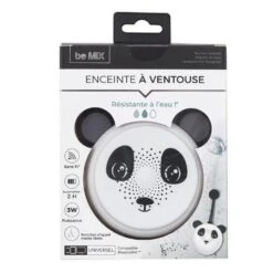 Paris Prix Enceinte Ventouse Waterproof Panda 22cm Blanc -Casques Et Haut-Parleurs B2CD 360