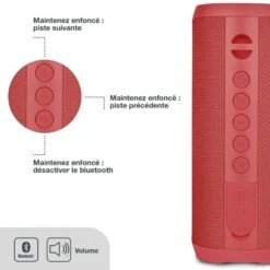 ESSENTIEL B Enceinte Portable SB70 Rouge -Casques Et Haut-Parleurs B2CD 406