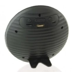 Amahousse Enceinte Bluetooth Design Ronde Façade En Tissu Rouge 3W -Casques Et Haut-Parleurs B2CD 497