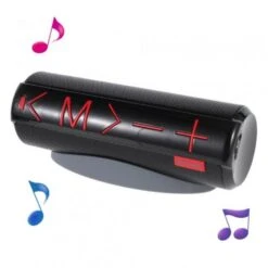 Amahousse Enceinte Bluetooth 3.0 Design Booster Noire Et Rouge