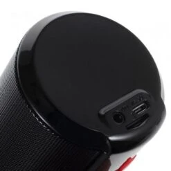 Amahousse Enceinte Bluetooth 3.0 Design Booster Noire Et Rouge -Casques Et Haut-Parleurs B2CD 527