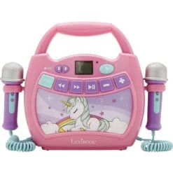 Lexibook Karaoké Bluetooth Licorne 9 Lexibook Karaoké Bluetooth Licorne -Casques Et Haut-Parleurs B2CD 542