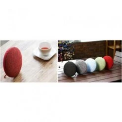 Amahousse Enceinte Design En Tissu Noire Puissante Et Bluetooth -Casques Et Haut-Parleurs B2CD 586