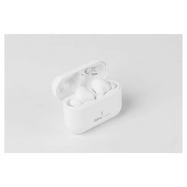 QILIVE Ecouteurs Bluetooth Q1461 Blanc - True Wireless - Technologie ANC ( Réduction Active Du Bruit ) 6 QILIVE Ecouteurs Bluetooth Q1461 Blanc - True Wireless - Technologie ANC ( Réduction Active Du Bruit ) – Image 4