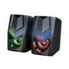 Paris Prix Lot De 2 Enceintes à Led Gamer 12cm Noir -Casques Et Haut-Parleurs B2CD 78