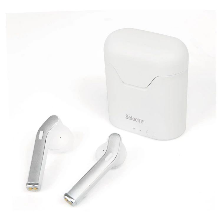 SELECLINE Écouteurs Bluetooth Avec étui De Recharge - Blanc - 150093 3 SELECLINE Écouteurs Bluetooth Avec étui De Recharge - Blanc - 150093