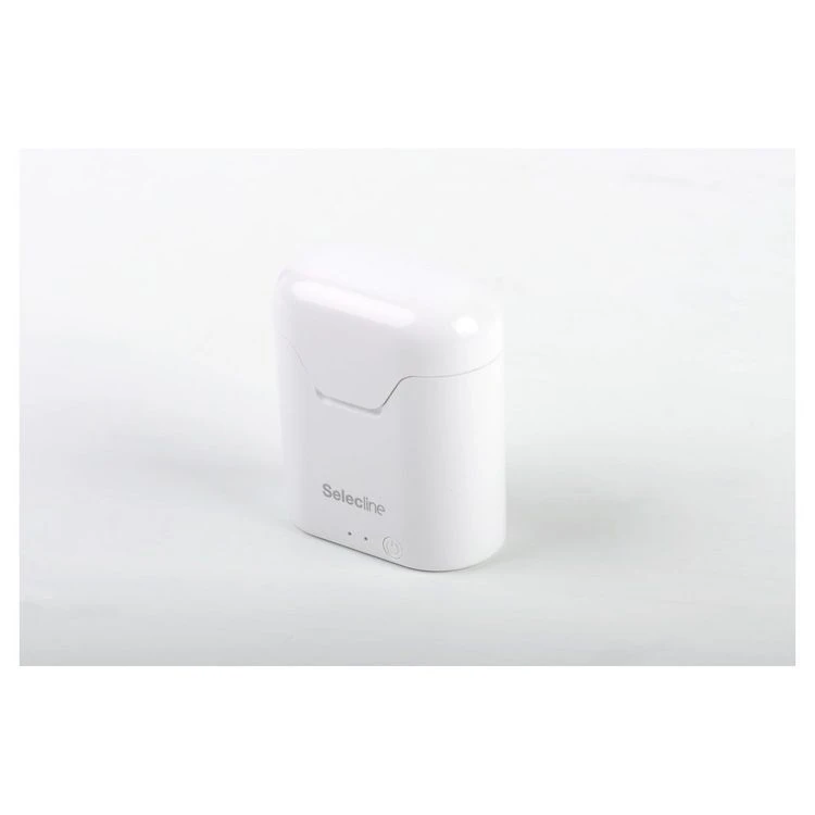 SELECLINE Écouteurs Bluetooth Avec étui De Recharge - Blanc - 150093 5 SELECLINE Écouteurs Bluetooth Avec étui De Recharge - Blanc - 150093 – Image 3