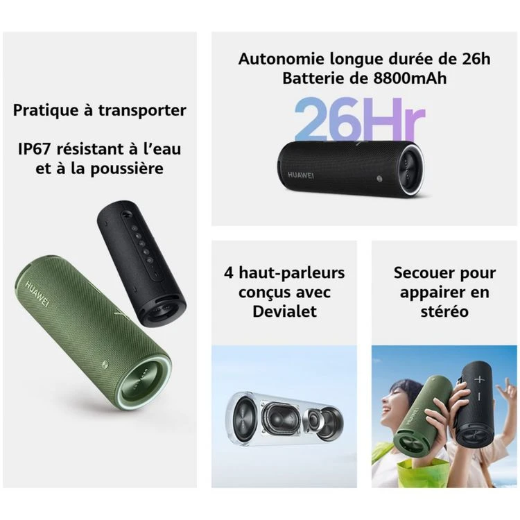 HUAWEI Enceinte Portable Sound Joy Vert 6 HUAWEI Enceinte Portable Sound Joy Vert – Image 4